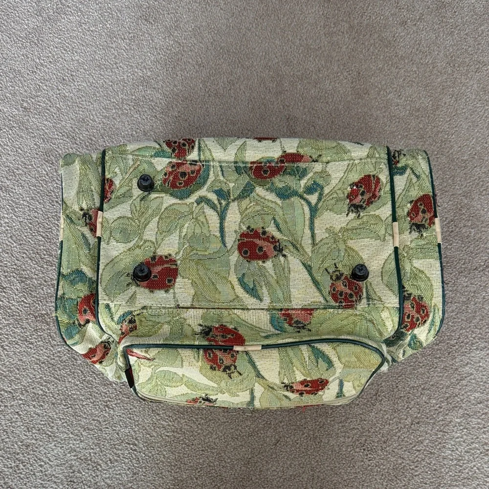 Ladybug Patterned Travel Weekender Bag/Tote